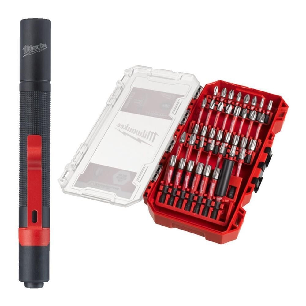 MILWAUKEE BITS UÇ SETI 39 PARÇA SHOCKWAVE IMPACT DUTY + LED FENER